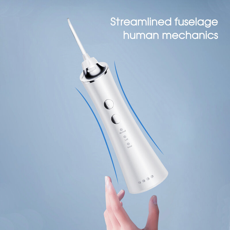 Boi Oral Irrigator Syringe Water Flosser Portable Electric Tooth Dental Water Jet USB Rechargeable 150ML IPX7 Teeth Cleaner