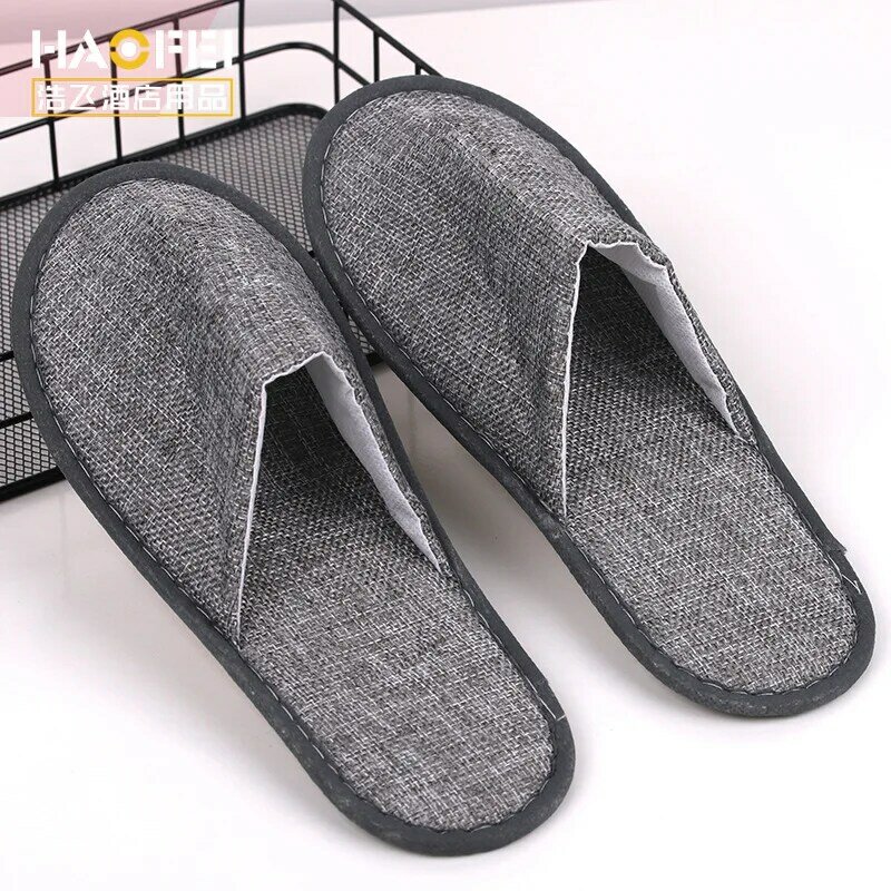 Zapatillas desechables de suela fina para interiores, calzado portátil, plegable, transpirable, talla única