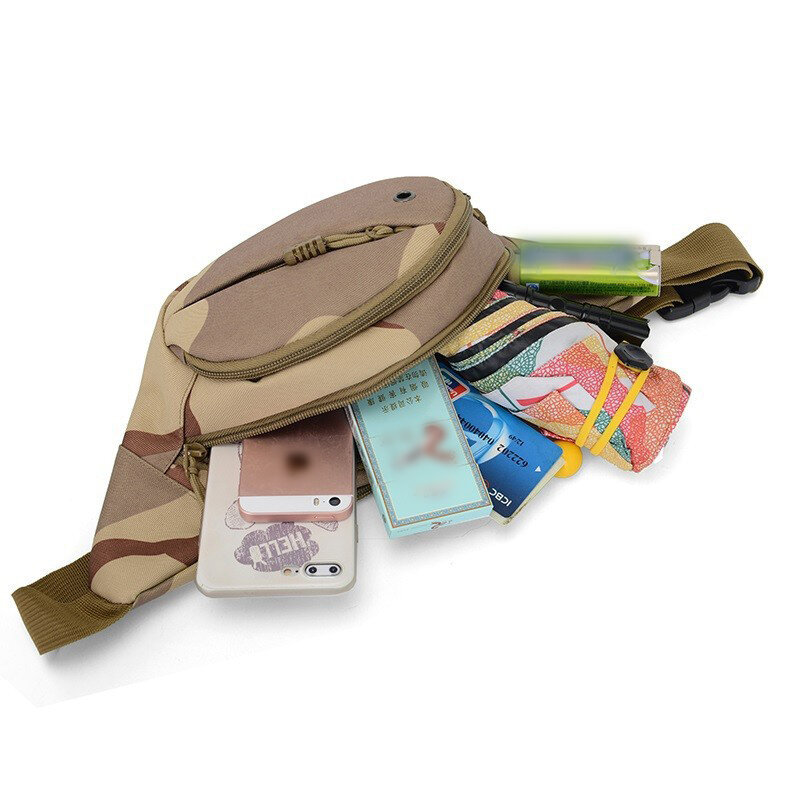 Камуфляжные поясные сумки для мужчин, забавная сумочка на ремне для бега, велоспорта, унисекс, уличные мешки