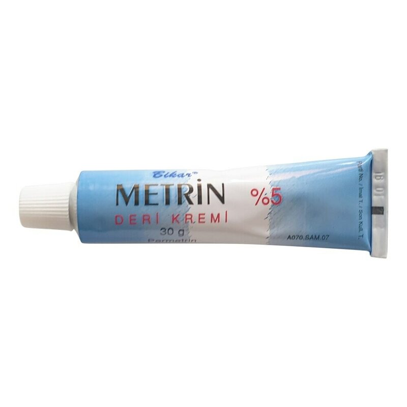Metrin Huid Crème Permethrin 5% 30 G Verwerking Interferentie Neden Is Schurft En Schaambeen Bit, jeuk Op (6 Pack)