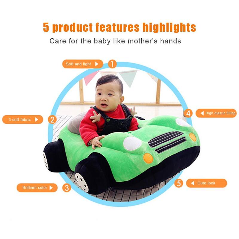 Baby Sitting Chair Cartoon Car Seat Support Seat Kids Learn to Sit Chair