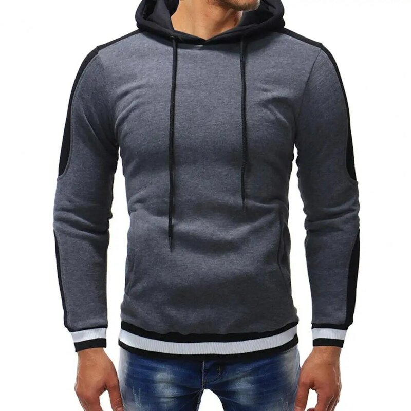Slim Fit Männer Sportswear Alle Spiel Polyester Einfarbig Hip-Hop Männlichen Sweatshirt für Outdoor