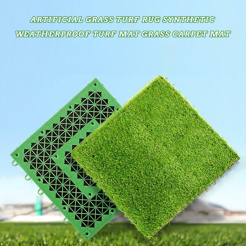 32x32CM mata sztucznej trawy prawdziwy dotyk ze sztucznego mchu zielona sztuczna roślina trawnik murawa dywan sztuczna trawa mata Home dekoracje ślubne