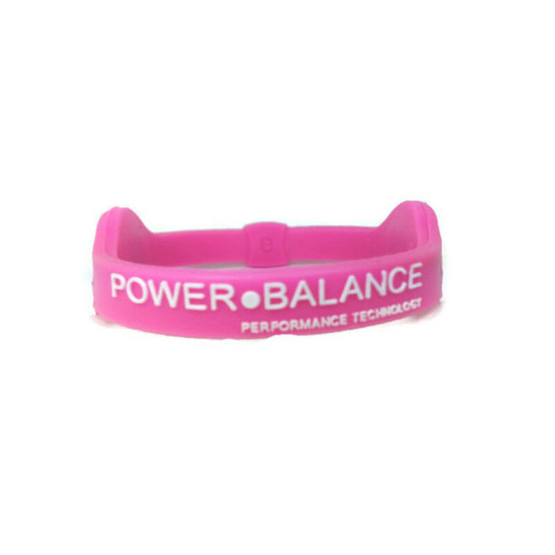 2021 Fashion Durable Negative Ion Silicone Power Energy Bracelet Sport Wristbands Balance Ion Magnetic Therapy Good Elasticity