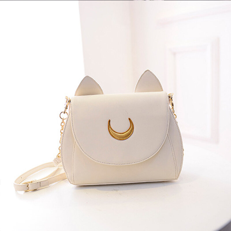 Anime Sailor Moon Shoulder Bags Cosplay prop Luna Fashion Summer Side Bags for Ladies