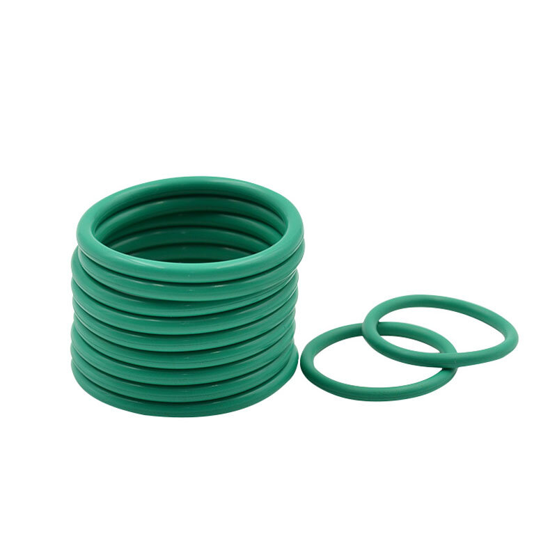 20/50PCS OD4-43mm Green FKM Fluorine Rubber O Ring Wire 1-2mm Waterproof High Temperature Resistant Sealing Ring