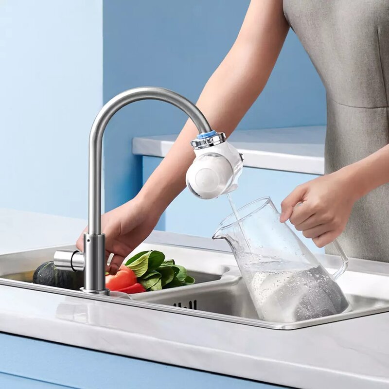 Очиститель воды для крана VIOMI, моющийся керамический Перколятор для кухонного смесителя, фильтр для воды, удаление ржавчины и бактерий, Смен...