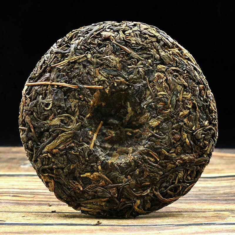 Año 2010 Sheng Pu-erh Yunnan LongYu Shen té en briquetas de Shen chino Cha viejo 100g