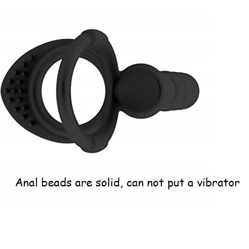 Dubbele Penetratie Strap On Vibrators Anale Kralen Butt Plug G Spot Vibrator Erotische Speeltjes Voor Vrouwen Volwassen Spelletjes Accessoires