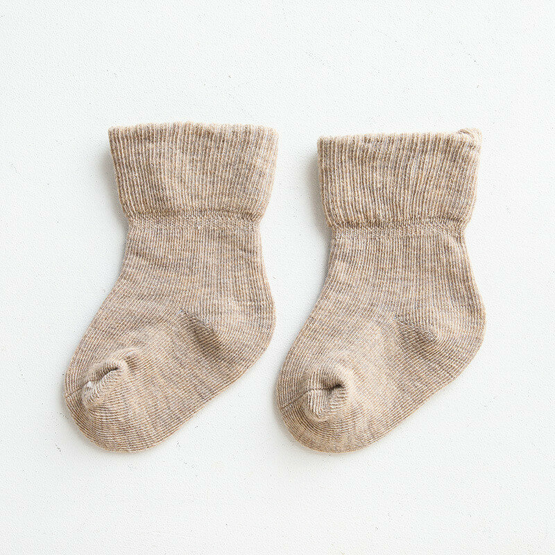 Новинка лета 2021, Детские осенне-зимние носки, хлопковые свободные носки с широким горлом, модные и гибкие носки