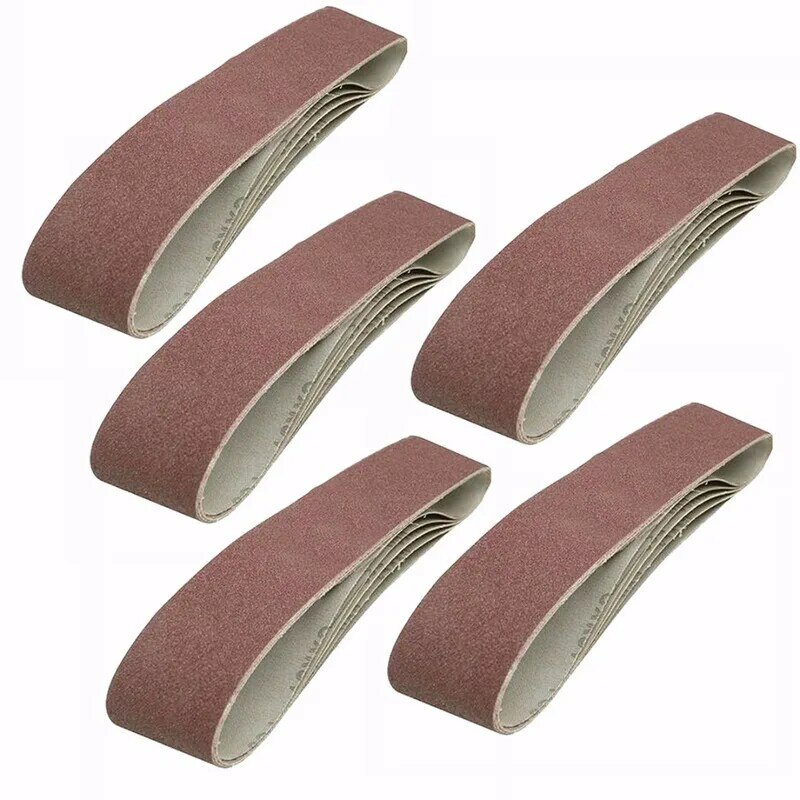 Bandes abrasives 915x100mm, grain 80, 5 paquets, compatibles avec ponceuse à bande drapé
