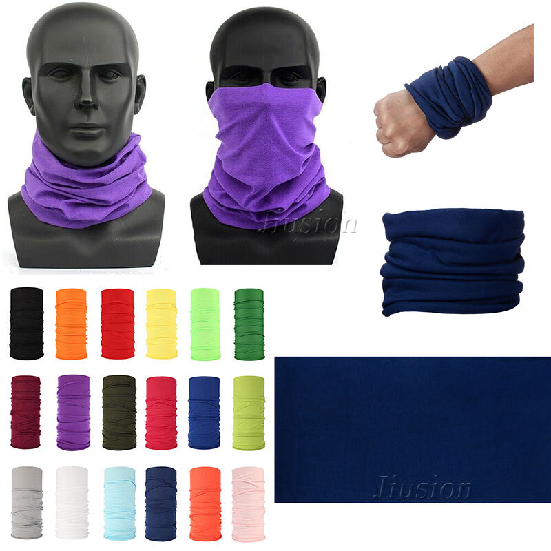 Bandana lenço de cabeça para homens e mulheres, lenço de tubo mágico de proteção para esportes ao ar livre, ciclismo, caminhadas e esqui, máscara protetora de pescoço