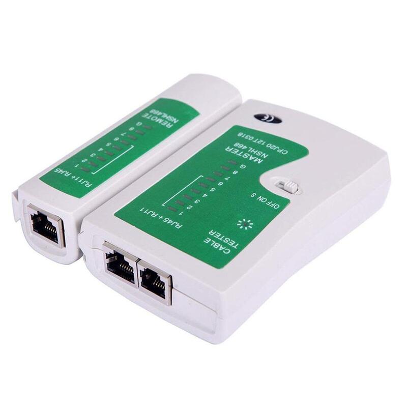 Тест сетевого кабеля локальной сети, тестер кабеля Rj45 Rj-11 Cat5 Utp, инструмент Ethernet Cat5 6 E Rj11 8P, портативный тестер сетевого кабеля