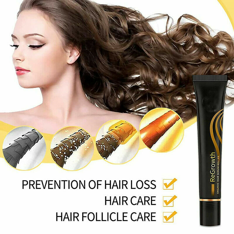 Organic Hair Serum ชุด Roller Hair Care Anti ตัด Liquid Rolling Ball นวด Antidropping Liquid ปรับปรุงผม Essence
