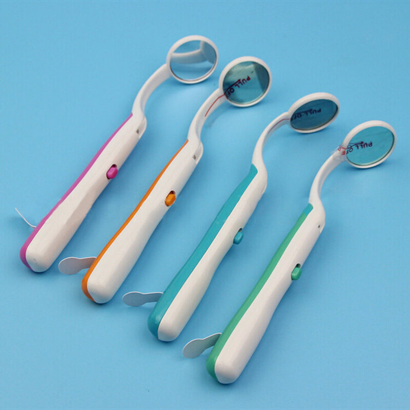 Espejo Dental con luz LED, instrumento para el cuidado bucal, borrador de manchas de dientes, placa, productos blanqueadores