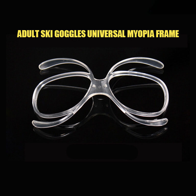 Kacamata Ski Kacamata Rabun Bingkai Olahraga Outdoor Salju Musim Dingin Ski Kacamata Kacamata Ringan Adaptor Miopia Inline Bingkai