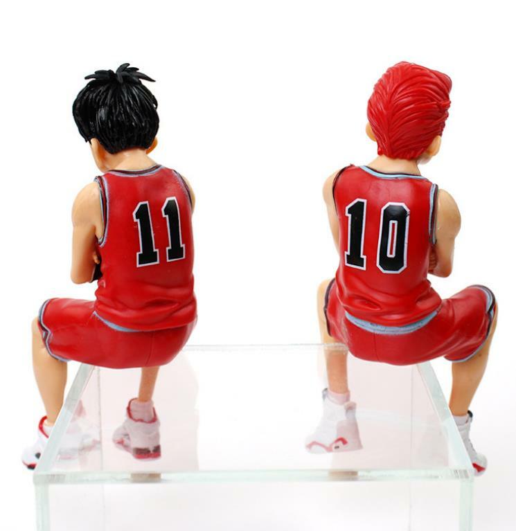 Action figures de slam dunk sakuragi hanamichi, figuras de ação modelo kaede com 15cm para decoração de carro de brinquedo