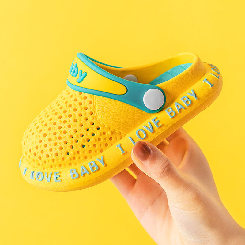 Zapatillas de verano para niños y niñas, chanclas de PVC suaves para el baño, sandalias de playa antideslizantes, 2021