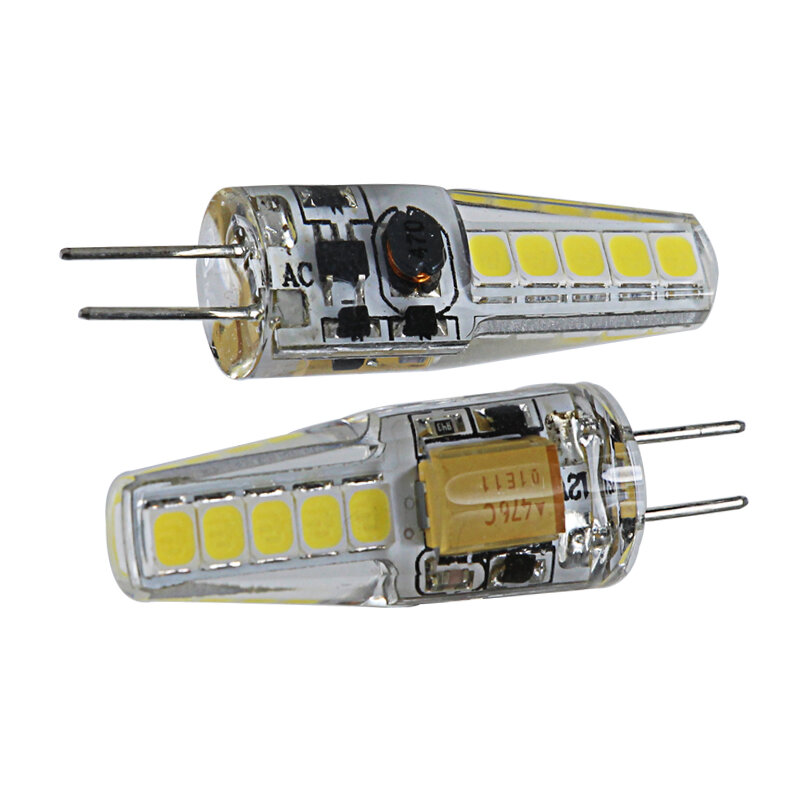 LampadaหลอดไฟLed G4 Spotlight 12V 24 V 110V 220V 2Wหลอดไฟประหยัดพลังงานบ้านSdm 2835 10 Leds 12 24โวลต์