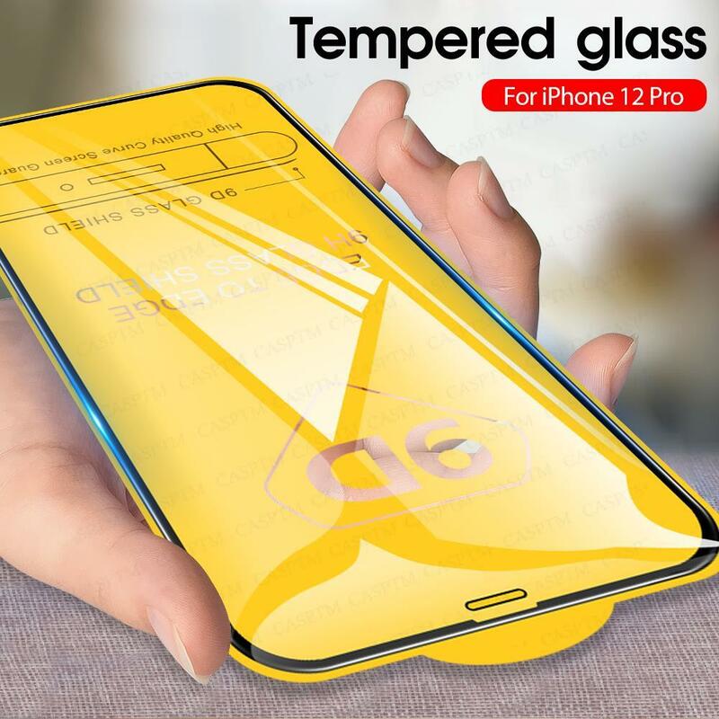 2in1 vidro temperado para o iphone 11 12 pro x xr xs max protetor de tela filme de lente de vidro para o iphone 7 8 6s mais filme de vidro se2020