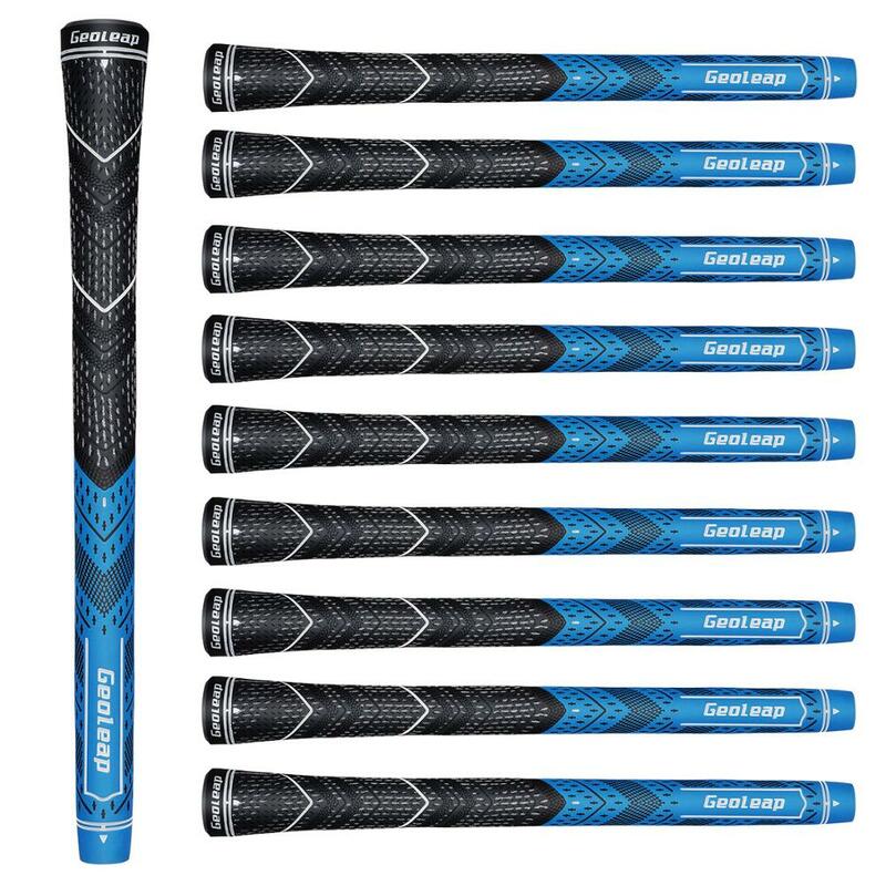 Geoleap 2019 new Golf Grips rubber Golf irons Club Grips Multi Compound Cord midsize 10pcs 8 colors free shipping