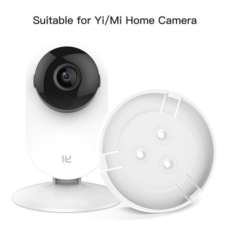 tmddotda 360 Degree Swivel Plastic Camera Wall Mount Bracket Holder for Mi/Yi Smart Home Security Camera Accessories