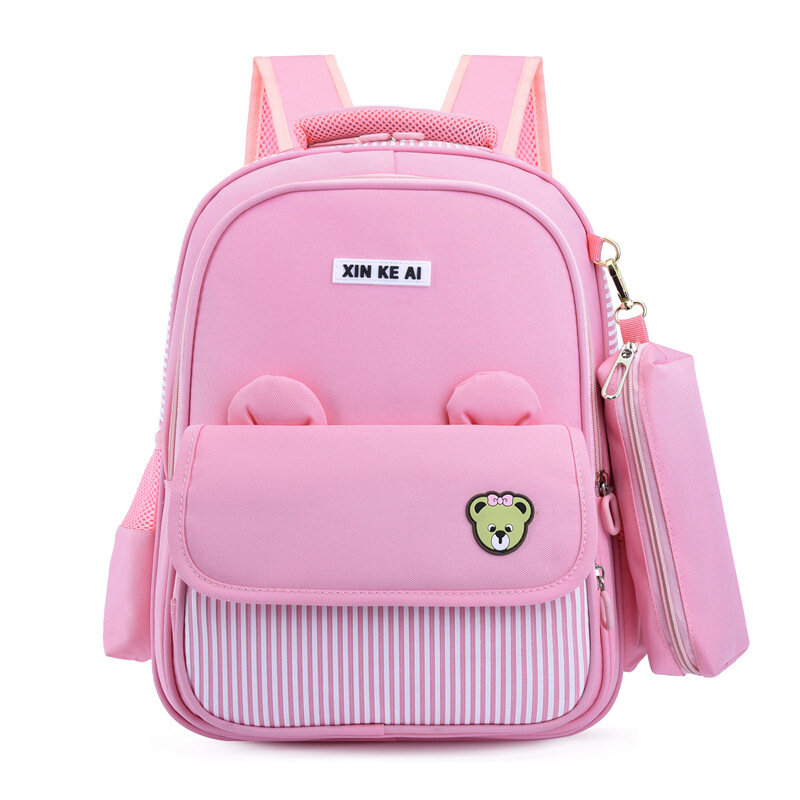 Mochila escolar infantil ortopédica, meninos e meninas, bolsa para escola primária infantil