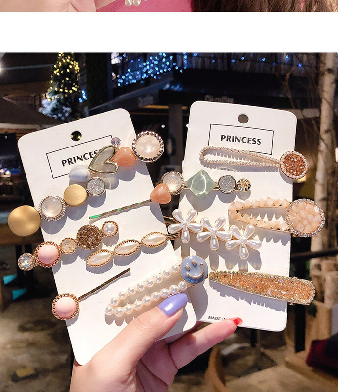 2021 nuovo di alta qualità perla cristallo acrilico tornante moda donna accessori per capelli ragazza copricapo regalo di compleanno