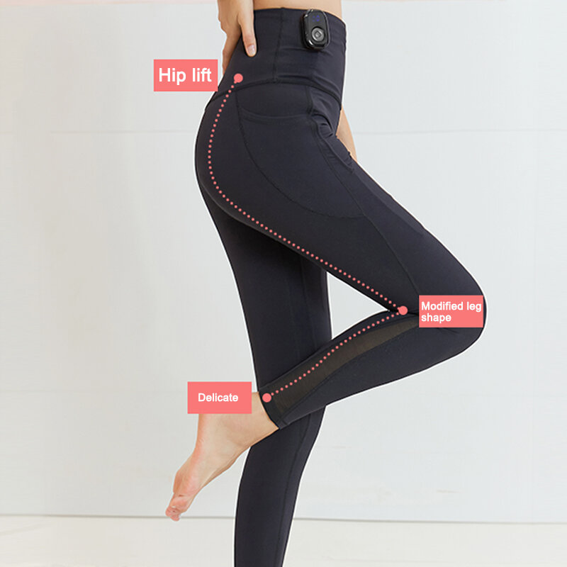 Cintura alta leggings femininos calças de compressão inteligente para yoga correndo ginásio e todos os dias fitness app controle nyz shop