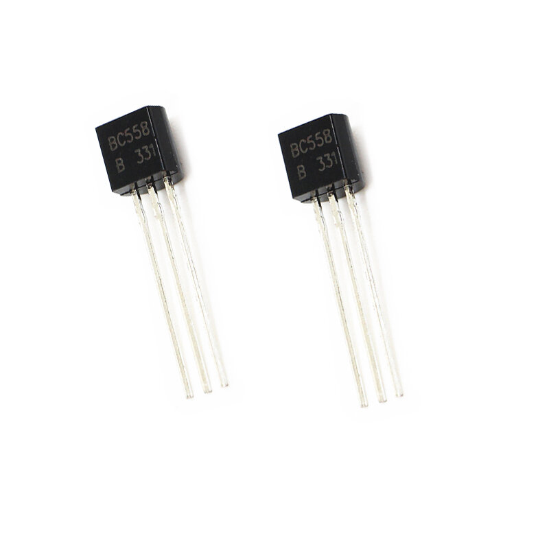 Lot de 100 pièces de Transistor Triode BC558B BC558 558B 30V0.1A PNP TO-92 TO92, nouveau Chipset Original de bonne qualité