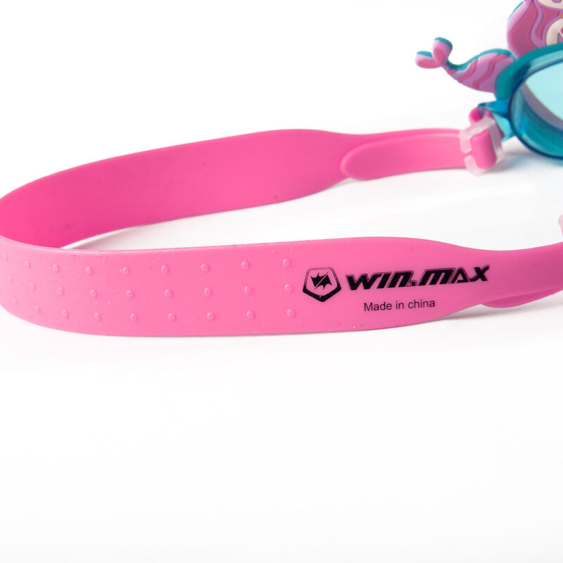 Регулируемые детские очки для плавания Winmax, противотуманные водонепроницаемые очки для плавания в бассейне, для дайвинга, милые очки