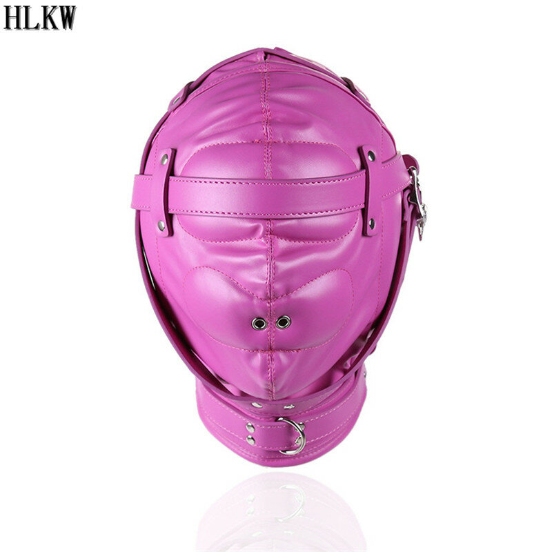 Hot New Soft PU Leather Horse Hoods Masks Sex Products Fetish Head Harness Bondage Hood Restraints,Cosplay Slave Mask Sex Toys