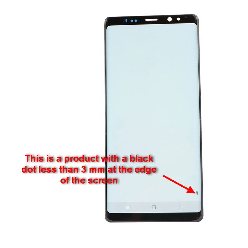 100% Originele Amoled Note 8 Lcd Voor Samsung Galaxy Note 8 Display N950 N950F N950U Touch Screen Digitizer Vervanging Met stippen