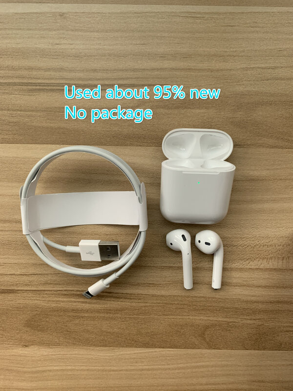 Refurbish Apple AirPods 2 2nd with Charging Case Earphone Original Bluetooth Headphones for iPhone 11 XR Plus iPad Apple Watch