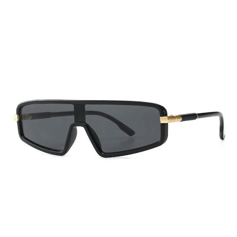 Occhiali da sole Cat Eye occhiali da sole oversize per uomo e donna Trend Flat Top Mirror Gradient Lens occhiali di design di lusso occhiali UV400 Chroma