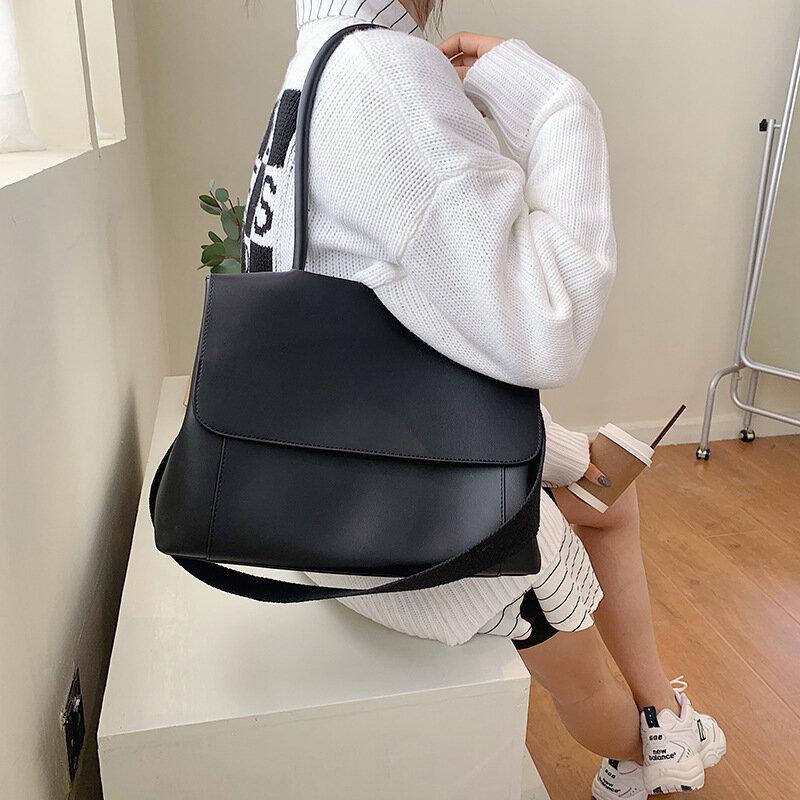 Women Maternity Nappy Bag Fashion Solid PU Travel Handbag For Diaper Portable Mother Travel Single Shoulder Bag Large Capacity
