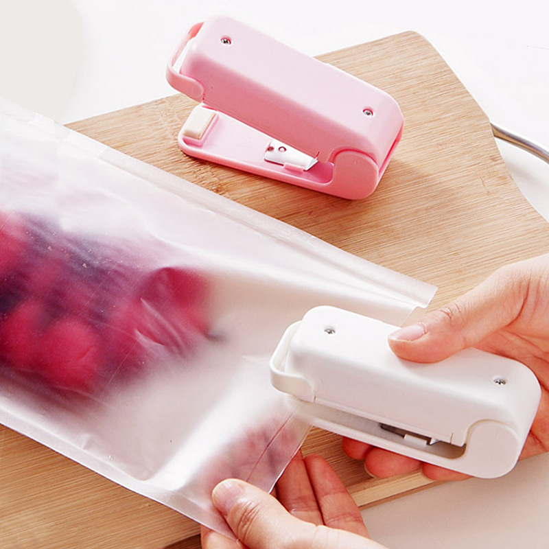 Z30 Portable/Mini Sealer Sealing Machine untuk Kantong Plastik Penyegelan Pengawetan Makanan Dapur Penyimpanan Tangan Tekan Tas Sealer Pack