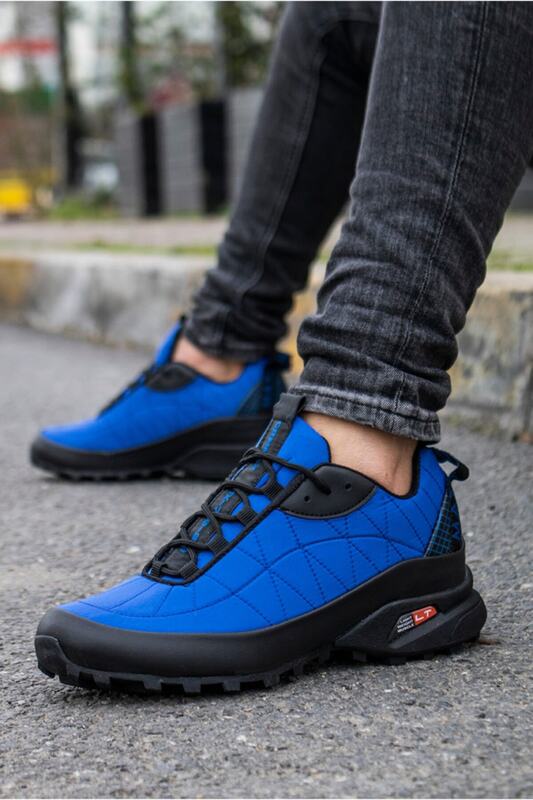 Men's Blue Gallardo Casual Sports Shoes Trekking Hiking Running Outdoor Lace-Up Stylish 2021 Fashion Trend Quality Casual