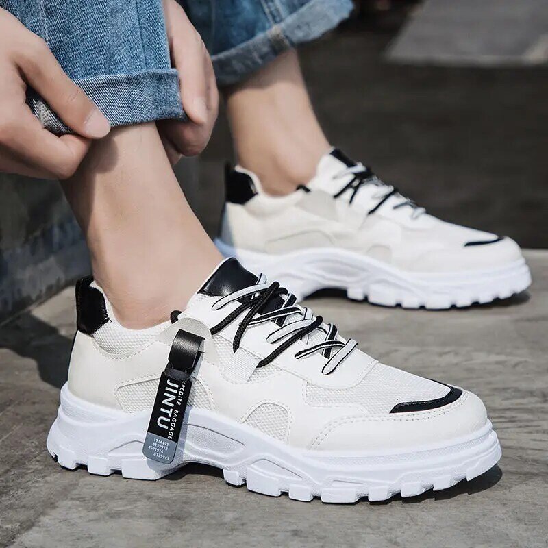 Fashion Brand Designer Trend New Men Breathable Casual Platform Tennis Sneakers Male Running Non-slip Basketball Sport Shoes