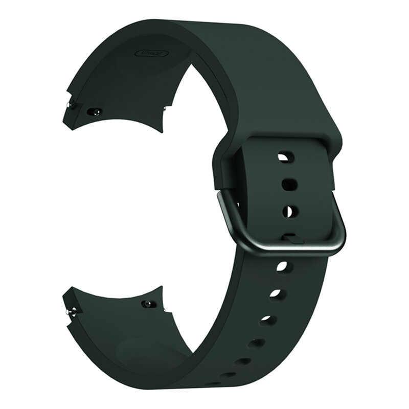 Correa de silicona Original para Samsung Galaxy Watch 4, correa de repuesto clásica de 46mm, 42mm, 44mm, 40mm, extremo Curvo