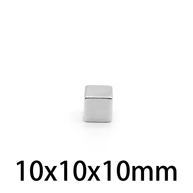 5-50PC10x10x10mm N35 Strong Square NdFeB Rare Earth Magnet 10*10*10mm Neodymium Magnets 10mm x 10mm x10mm