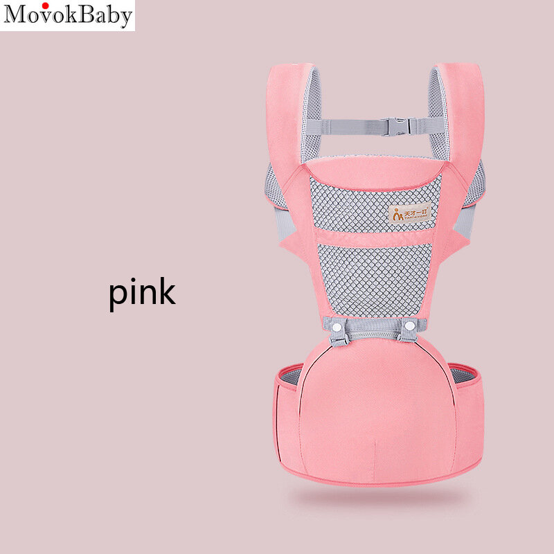 Portabebés ergonómico para bebé, cabestrillo frontal de gran capacidad, canguro, envoltorio de viaje para bebé de 0 a 48 meses