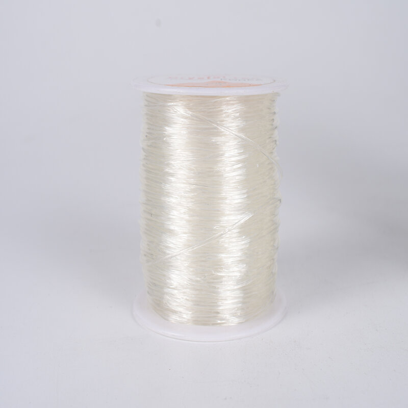 Rouleau de fil en plastique cristal, 100 m/rouleau, cordon élastique extensible pour la fabrication de bijoux