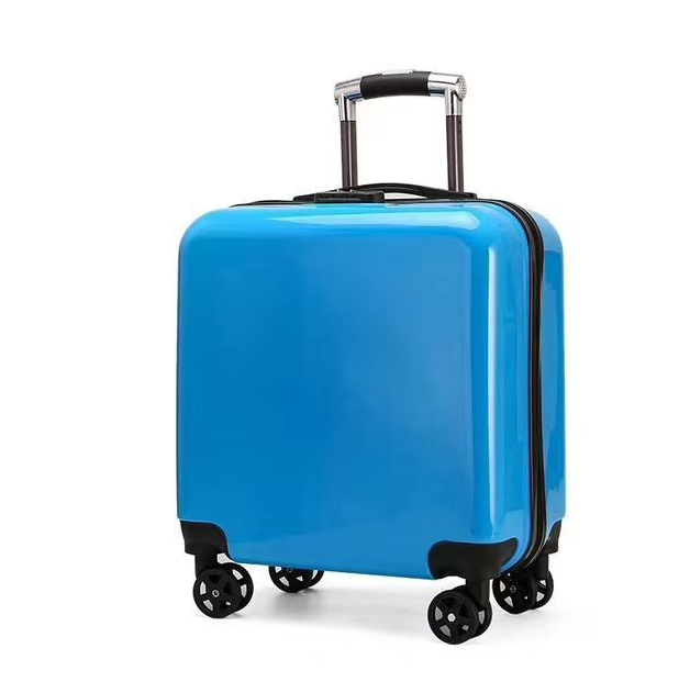 Qualidade incrível preço por atacado material abs novo estilo 18 "unisex bagagem de rolamento