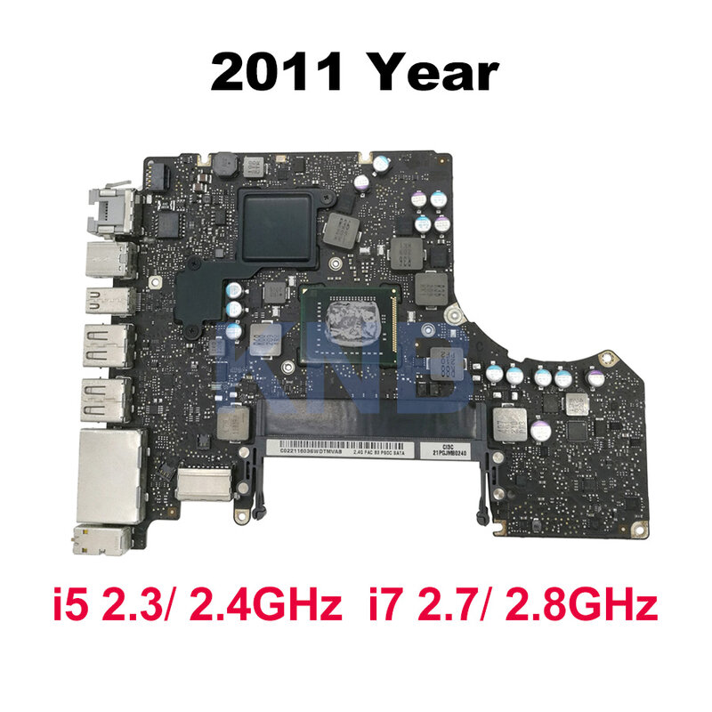 Placa base Original probada para Macbook Pro, placa lógica A1278 de 13 ", año 2008, 2009, 2010, 2011, 2012