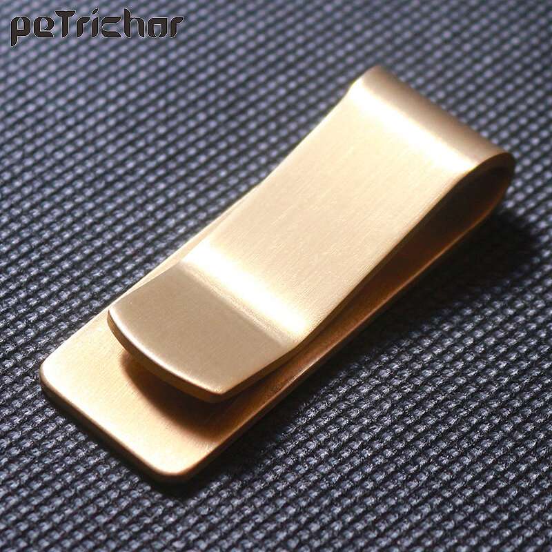 Hoge Kwaliteit Roestvrij Staal Metalen Geld Clip Mode Eenvoudige Goud Zilver Dollar Cash Klem Houder Portemonnee voor Mannen