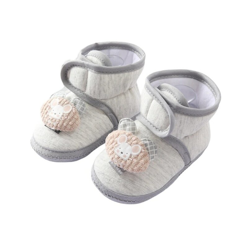 Weixinbuy для новорожденных мягкая подошва повседневная обувь с мультяшным медведем для младенцев девочек мальчиков кроссовки для малышей удо...
