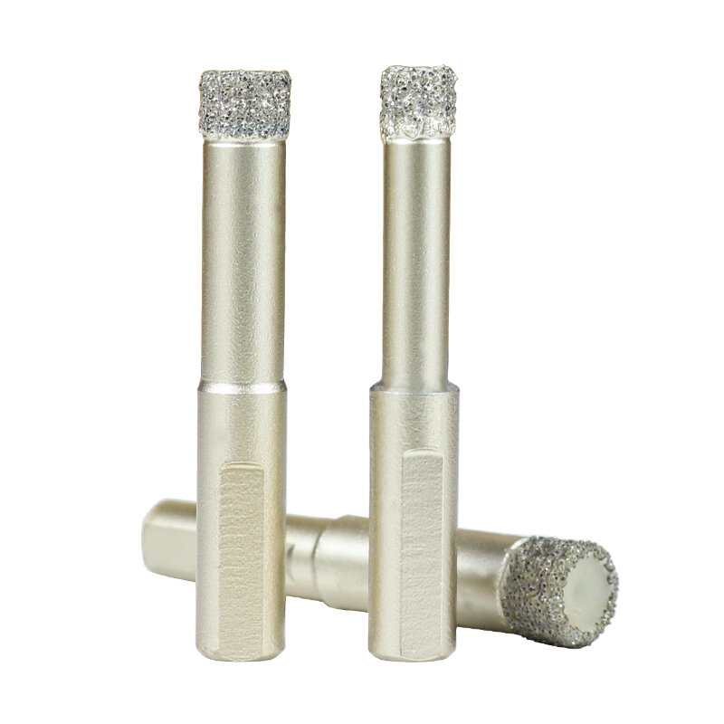 XCAN Diamond Coated Drill Bit 6/8/10/12mm Dry Drilling for Glass Marble Granite Ceramics Hole Cutter Diamond Core Bit