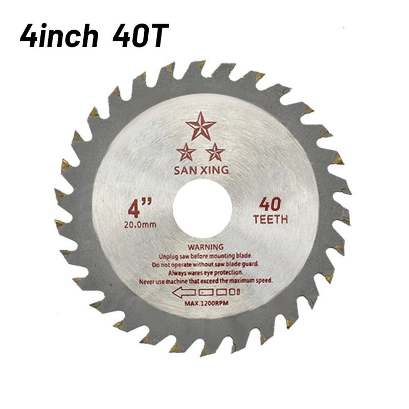1pc Saw Blade 30/40T 4 Inch Alloy Blade Carbide Cutting Durable Practical
