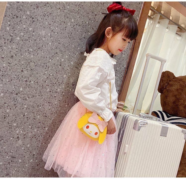 Mini borsa a tracolla per bambini in pelle PU Cute Baby Girls borse a tracolla a tracolla piccola borsa a forma di cartone animato per bambini